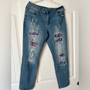 Women’s ripped jeans